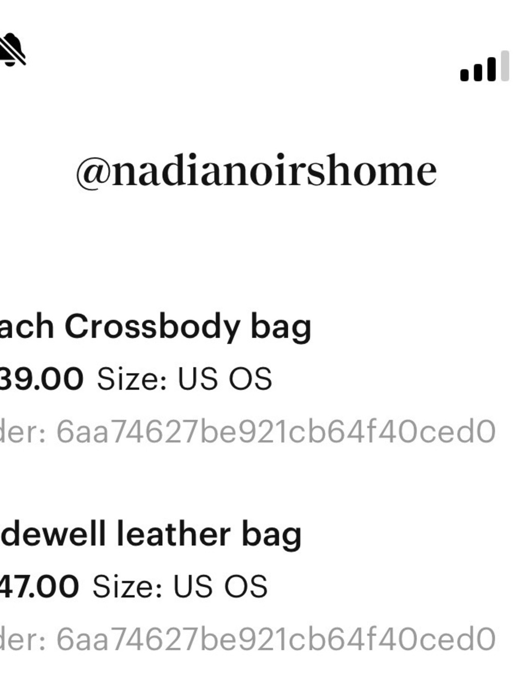 CCO for @nadianoirshome